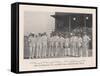 The Australian XI for the Fourth Test vs England at Melbourne, 1911 (1912)-Sears-Framed Stretched Canvas