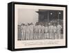 The Australian XI for the Fourth Test vs England at Melbourne, 1911 (1912)-Sears-Framed Stretched Canvas