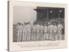 The Australian XI for the Fourth Test vs England at Melbourne, 1911 (1912)-Sears-Stretched Canvas