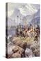 The Austrian Army in the Swiss Mountains before the Battle of Sempach in 1386-null-Stretched Canvas