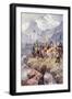 The Austrian Army in the Swiss Mountains before the Battle of Sempach in 1386-null-Framed Giclee Print