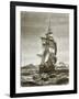 The Austrian Frigate, 'Novara' Off the Island of St. Paul-English-Framed Giclee Print