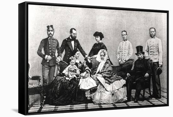 The Austrian Imperial Family, 1860-null-Framed Stretched Canvas