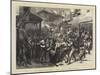 The Austrian Occupation of Bosnia, Street Fighting in Serajevo-Godefroy Durand-Mounted Giclee Print