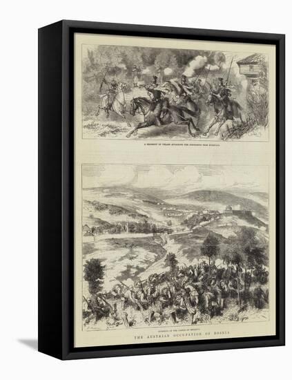 The Austrian Occupation of Bosnia-Godefroy Durand-Framed Stretched Canvas