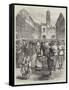 The Austrian Provinces of Dalmatia, Street Scene in Ragusa-null-Framed Stretched Canvas