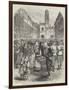 The Austrian Provinces of Dalmatia, Street Scene in Ragusa-null-Framed Giclee Print