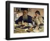 The Author Leo Tolstoy with His Wife in Yasnaya Polyana, 1907-Il'ya Repin-Framed Giclee Print