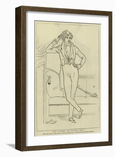 The Author of Vivian Grey-Daniel Maclise-Framed Giclee Print