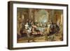 The Author's Introduction to the Players-Daniel Maclise-Framed Giclee Print