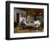 The Authors Jean-Baptiste (Jean Baptiste) Poquelin Dit Moliere (1622-1673) and Pierre Corneille (16-Jean Leon Gerome-Framed Giclee Print