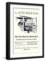 The Auto Beer Bar-Tousey-Framed Art Print