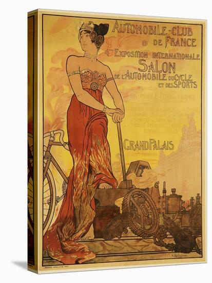 The Automobile Club De France-Georges Antoine Rochegrosse-Stretched Canvas