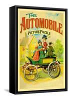 The Automobile-Picture Puzzle-null-Framed Stretched Canvas