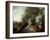 The Autumn, 1738-Nicolas Lancret-Framed Giclee Print