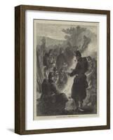 The Autumn Campaign, a Reserve Outlying Picket-null-Framed Giclee Print