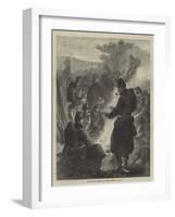 The Autumn Campaign, a Reserve Outlying Picket-null-Framed Giclee Print