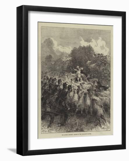 The Autumn Campaign, Advance of the Connaught Rangers-null-Framed Giclee Print