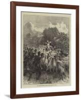 The Autumn Campaign, Advance of the Connaught Rangers-null-Framed Giclee Print