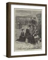 The Autumn Campaign, an Early Breakfast in Camp-null-Framed Giclee Print