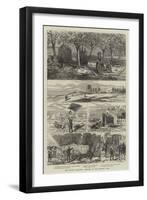 The Autumn Campaign, Sketches in the Southern Camp-null-Framed Giclee Print