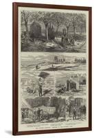 The Autumn Campaign, Sketches in the Southern Camp-null-Framed Giclee Print