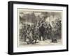 The Autumn Campaign, War's Alarms, Hoisting Field Telegraph Wire at Blackwater-null-Framed Giclee Print