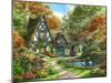 The Autumn Cottage-Dominic Davison-Mounted Art Print