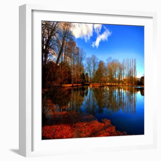 The Autumn in Winter-Philippe Sainte-Laudy-Framed Photographic Print