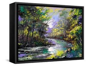 The Autumn Landscape Executed By Oil On A Canvas-balaikin2009-Framed Stretched Canvas