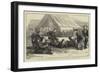 The Autumn Manoeuvres, Great Expectations, a Sketch in Blandford Camp-William III Bromley-Framed Giclee Print