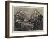 The Autumn Manoeuvres, Officers Playing at Kriegs Spiel, or the Game of War-Joseph Nash-Framed Giclee Print