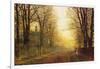 The Autumn's Golden Glory-John Atkinson Grimshaw-Framed Giclee Print