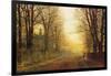 The Autumn's Golden Glory-John Atkinson Grimshaw-Framed Giclee Print