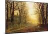 The Autumn's Golden Glory-John Atkinson Grimshaw-Mounted Giclee Print