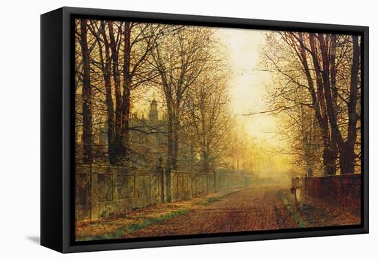 The Autumn's Golden Glory-John Atkinson Grimshaw-Framed Stretched Canvas