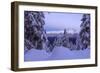 The Autumn Snowy Landscape, Casera Lake, Livrio Valley, Orobie Alps, Valtellina, Lombardy, Italy-Roberto Moiola-Framed Photographic Print