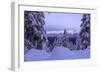 The Autumn Snowy Landscape, Casera Lake, Livrio Valley, Orobie Alps, Valtellina, Lombardy, Italy-Roberto Moiola-Framed Photographic Print