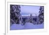 The Autumn Snowy Landscape, Casera Lake, Livrio Valley, Orobie Alps, Valtellina, Lombardy, Italy-Roberto Moiola-Framed Photographic Print