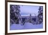 The Autumn Snowy Landscape, Casera Lake, Livrio Valley, Orobie Alps, Valtellina, Lombardy, Italy-Roberto Moiola-Framed Photographic Print