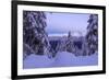 The Autumn Snowy Landscape, Casera Lake, Livrio Valley, Orobie Alps, Valtellina, Lombardy, Italy-Roberto Moiola-Framed Photographic Print