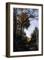 The Autumn Walk, 1869-Emmanuel Lansyer-Framed Giclee Print