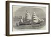 The Auxiliary Screw-Steamer Erl King, Built at Glasgow for the Australian and China Trade-null-Framed Giclee Print