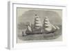 The Auxiliary Screw-Steamer Erl King, Built at Glasgow for the Australian and China Trade-null-Framed Giclee Print