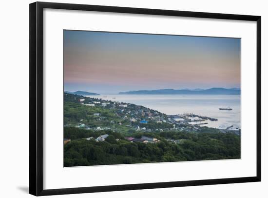 The Avacha Bay Near Petropavlovsk-Kamchatsky at Sunset, Kamchatka, Russia, Eurasia-Michael Runkel-Framed Photographic Print