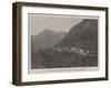 The Avalanche on the Simplon, the Village of Simplon-null-Framed Giclee Print