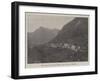 The Avalanche on the Simplon, the Village of Simplon-null-Framed Giclee Print