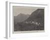 The Avalanche on the Simplon, the Village of Simplon-null-Framed Giclee Print