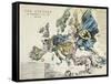 The Avenger: An Allegorical War Map for 1877, London-Frederick W Rose-Framed Stretched Canvas