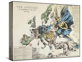 The Avenger: An Allegorical War Map for 1877, London-Frederick W Rose-Stretched Canvas